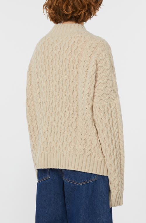 Weekend Max Mara Beige Wool Veneto Sweater In Brown