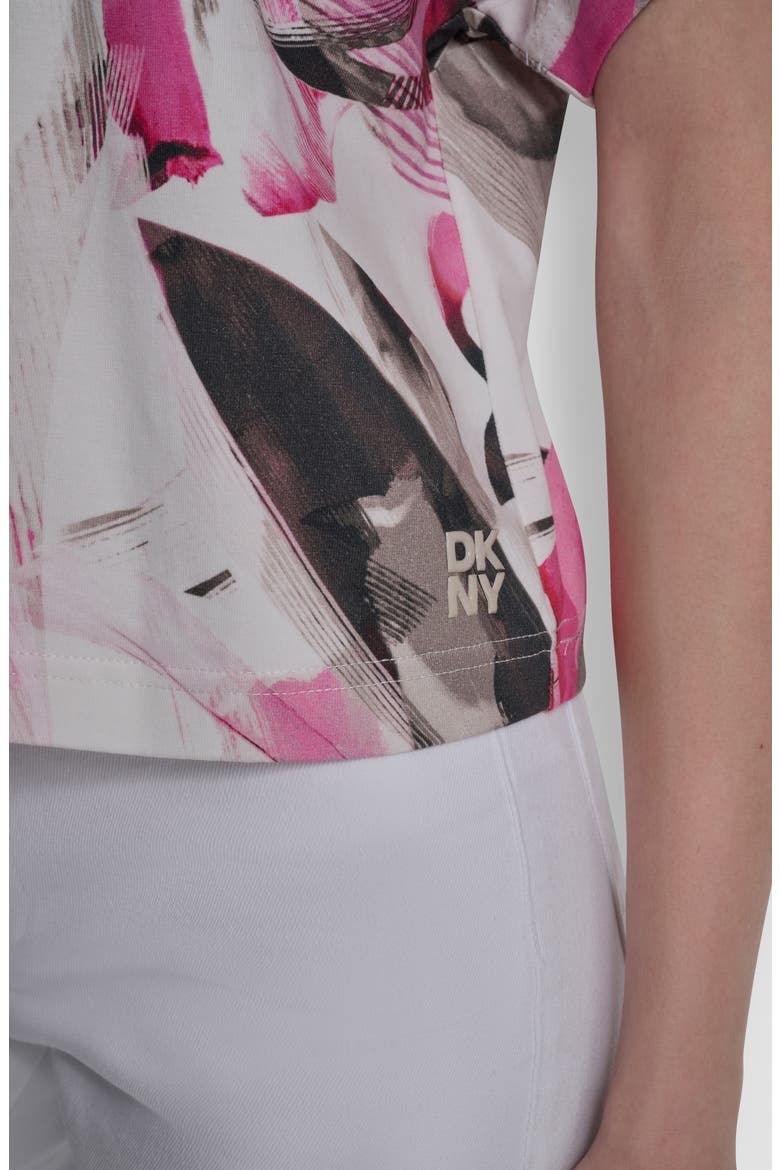 Print Tee Shirt, Alternate, color, SPRING WISPS