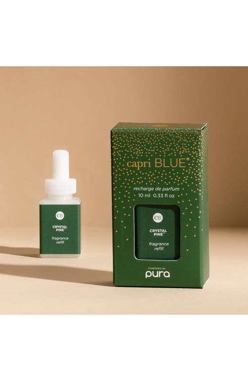 Pura X Capri Blue Chestnut Embers 2-pack Smart Fragrance Diffuser Refills In Crystal Pine