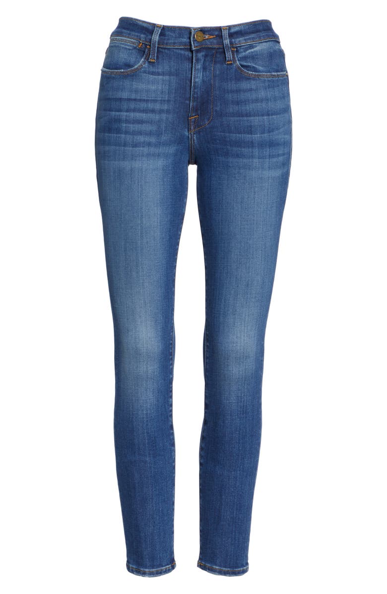 FRAME Le High Ankle Skinny Jeans, Alternate, color,