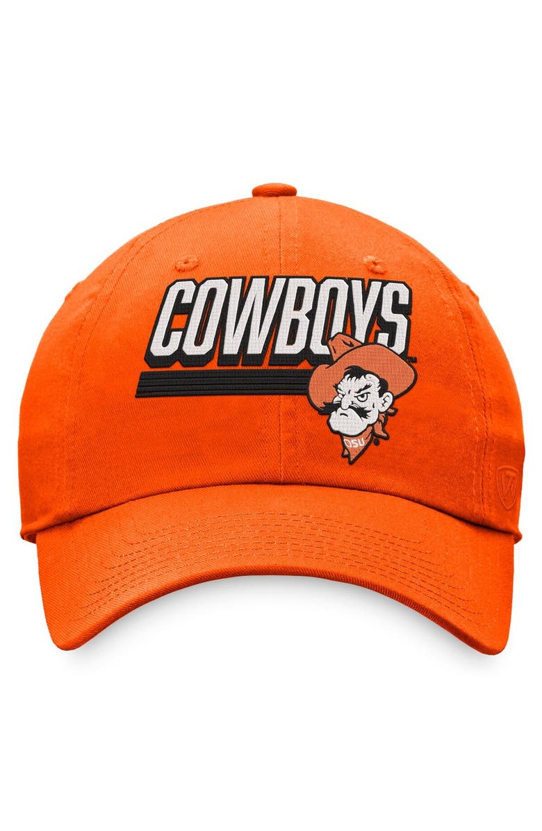 TOP OF THE WORLD Men's Top of the World Orange Oklahoma State Cowboys Slice Adjustable Hat, Alternate, color, Orange