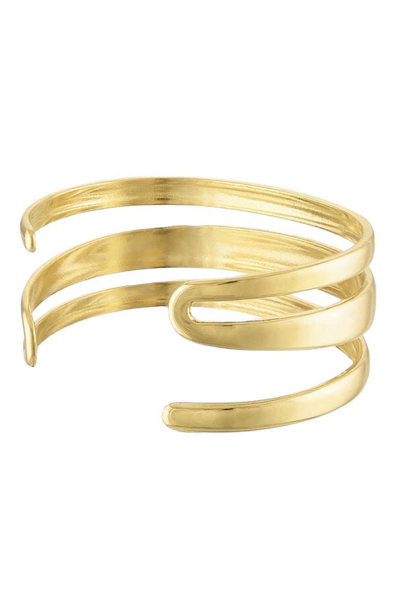 BEN ONI Layered Cuff Bracelet, Alternate, color, Gold