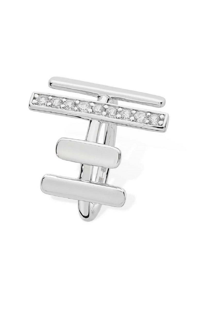 Lucy Quartermaine Quad Key Ring, Main, color, Sterling Silver