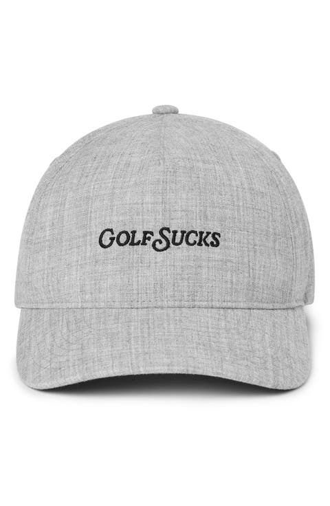 Golf Sucks Six-Panel Snapback Cap