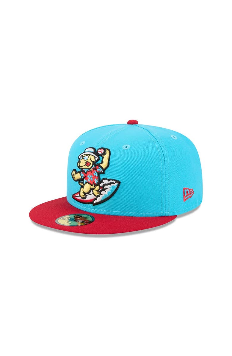 New Era Men's New Era Blue Clearwater Threshers Theme Nights 59FIFTY Fitted Hat, Main, color, Blue