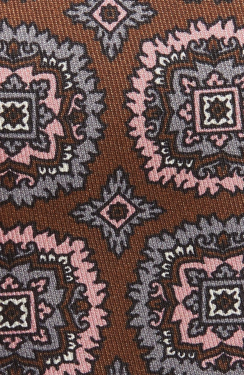 Brioni Medallion Silk Tie, Alternate, color, 