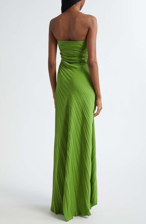 A.l.c . Bianca Pleated Strapless Gown