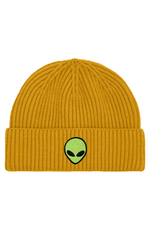 Dalix Alien Watch Cap In Mustard