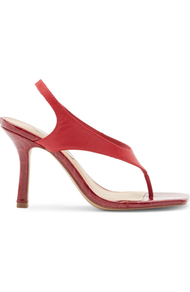 Steve Madden Improv Slingback Sandal, Alternate, color, Red Leather