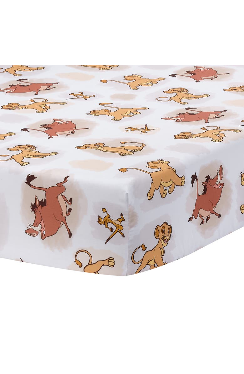 Lambs & Ivy Disney Baby Lion King Safari 3-Pc Infant Nursery Crib Bedding Set, Alternate, color, Brown