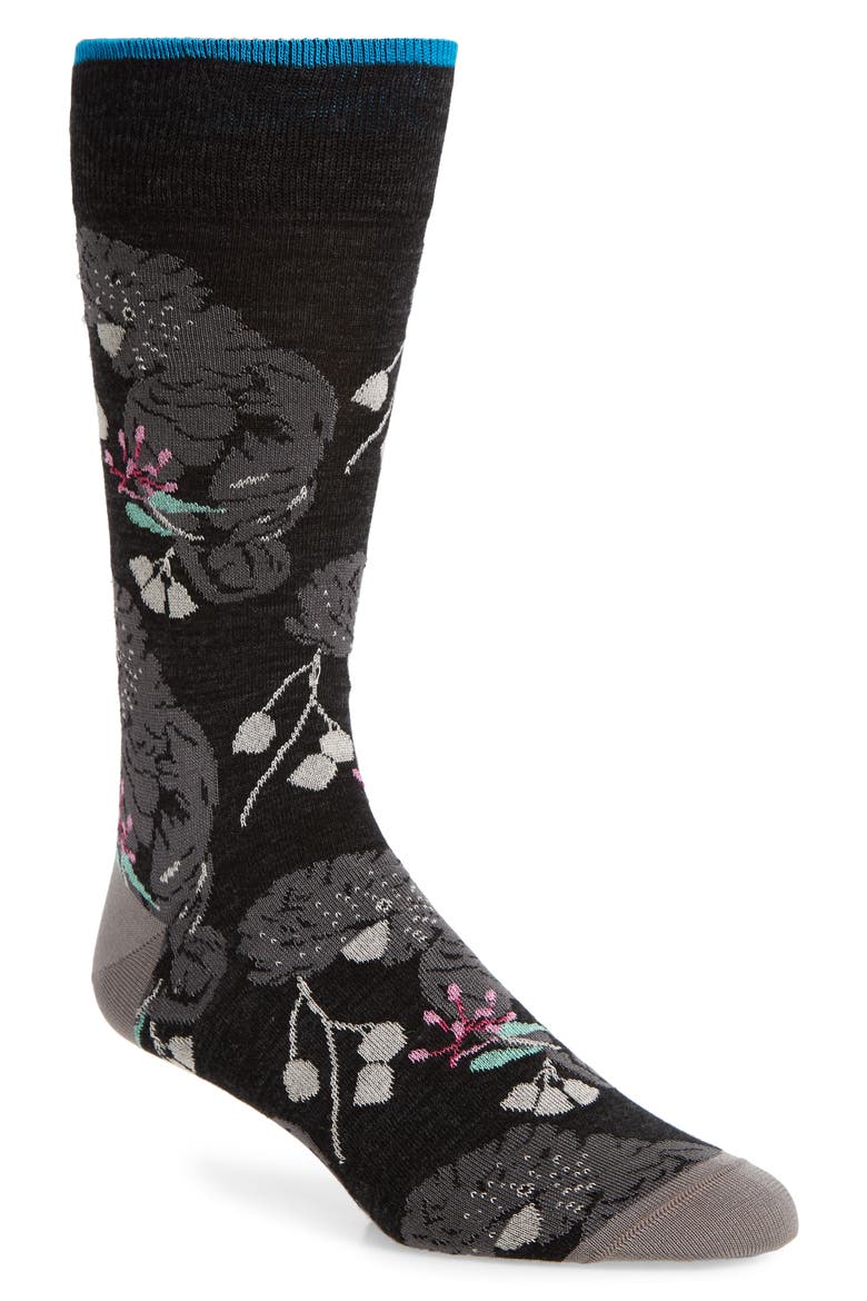 Dot Socks, Main, color, BLACK