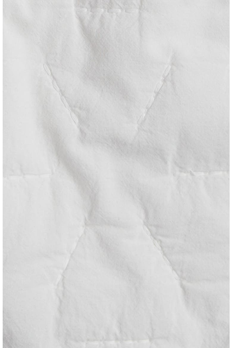 Soft Stitch Organic Cotton Quilt, Alternate, color, WHITE