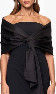 Xscape Evenings Scuba Shawl Wrap