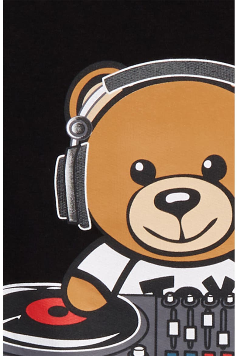 DJ Toy Bear Sweatshirt, Alternate, color, BLACK