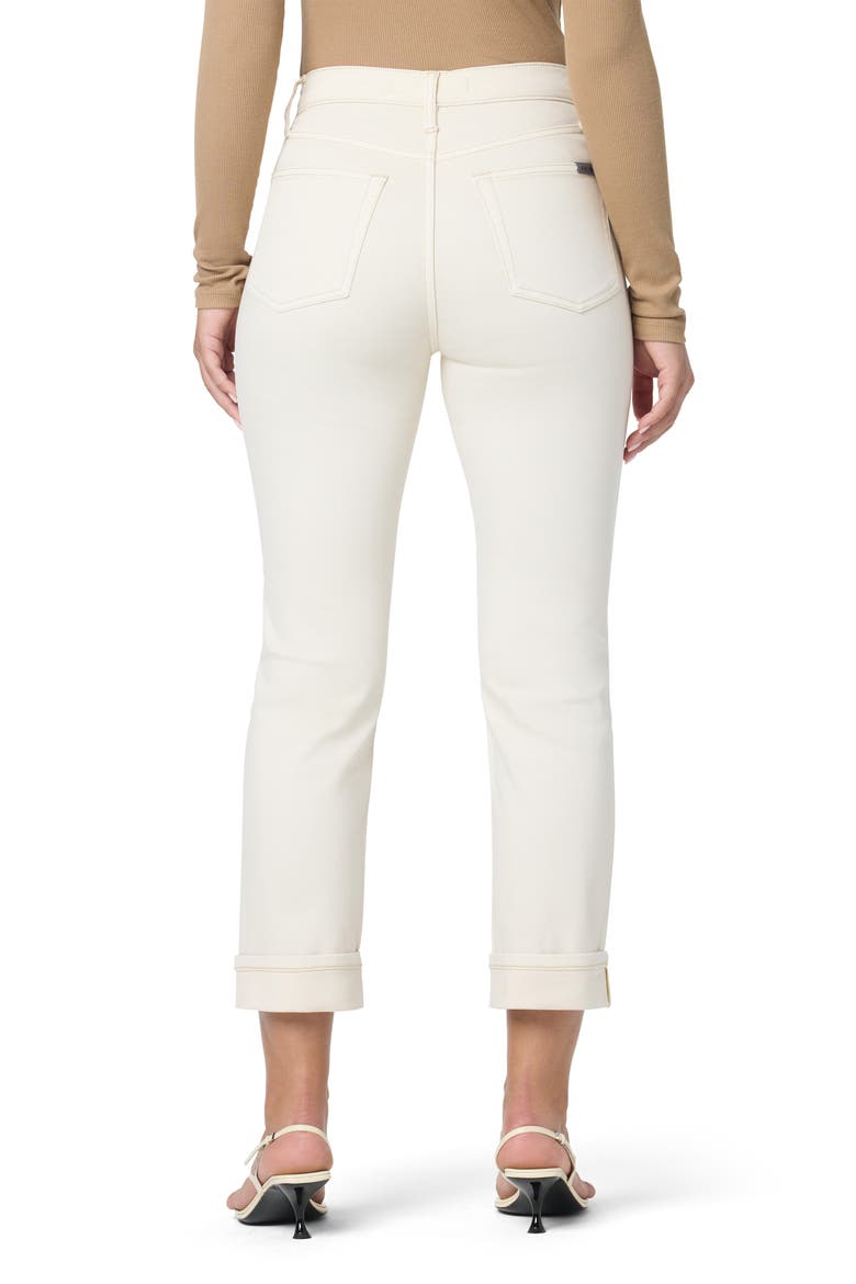 The OG High Waist Ankle Slim Straight Leg Jeans, Alternate, color, ECRU