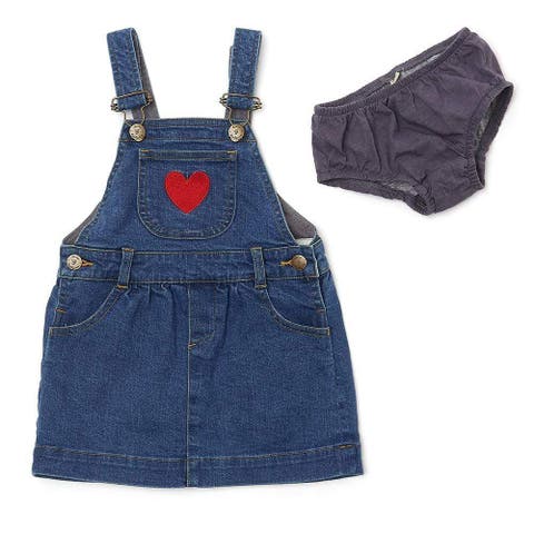 Denim Overall Dress