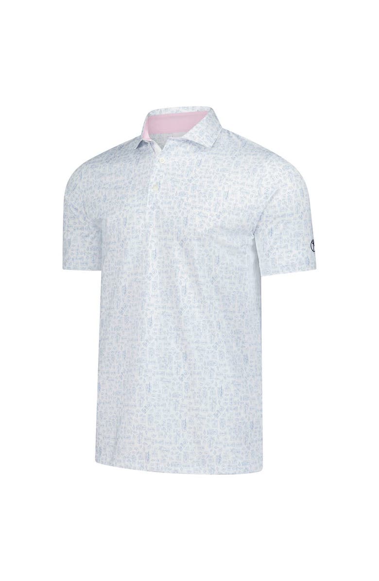PUMA Men's Puma White Arnold Palmer MATTR Sketch Polo, Alternate, color, White