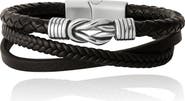 Lucky Brand Knot 3-Row Super-fiber Leather Bracelet