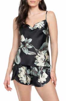 Satin Camisole & Tap Shorts Pajamas