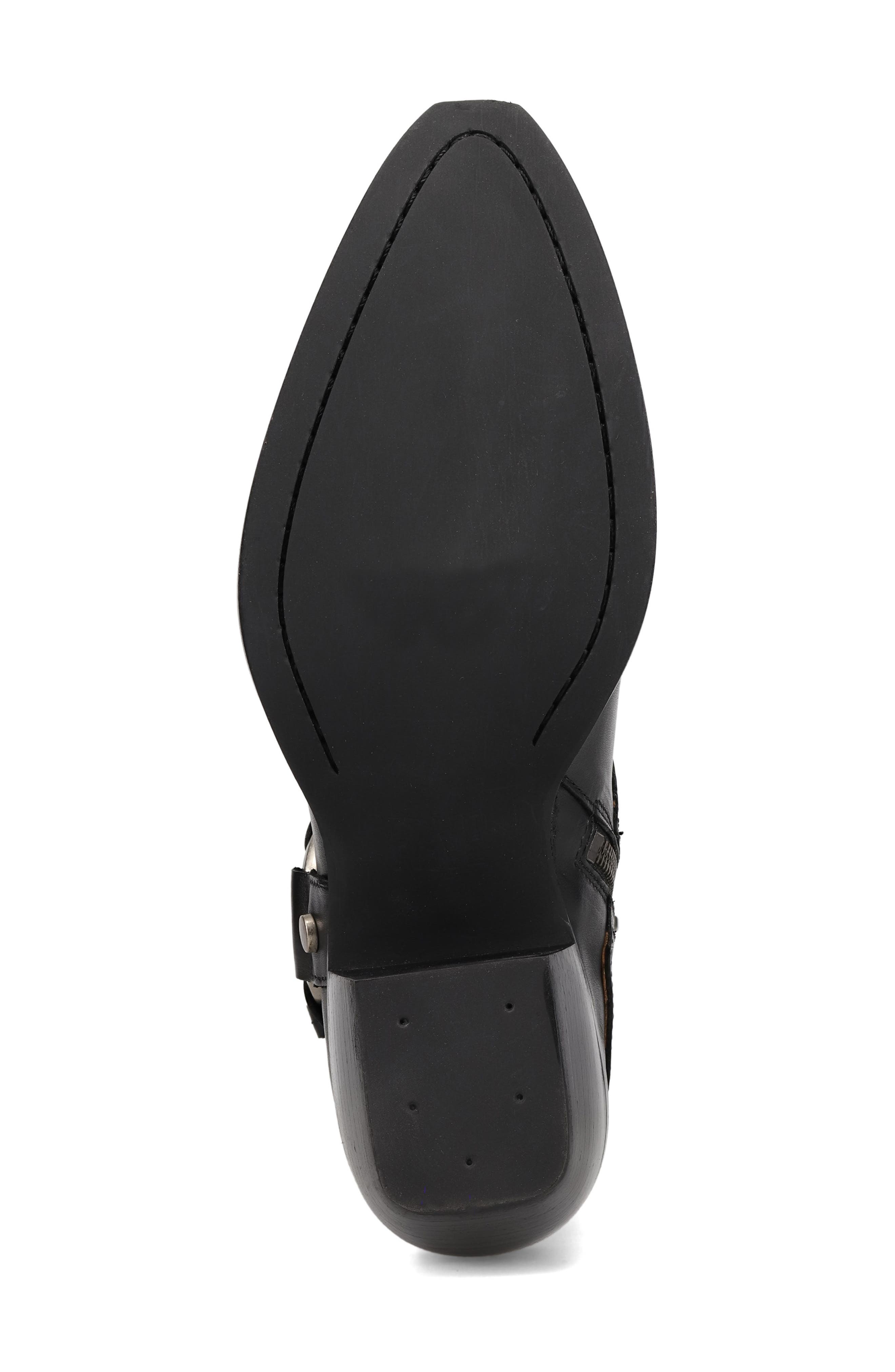 Frye Sacha Harness Bootie, Alternate, color, Black