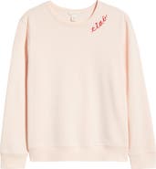 Caslon® Ciao Embroidered Sweatshirt