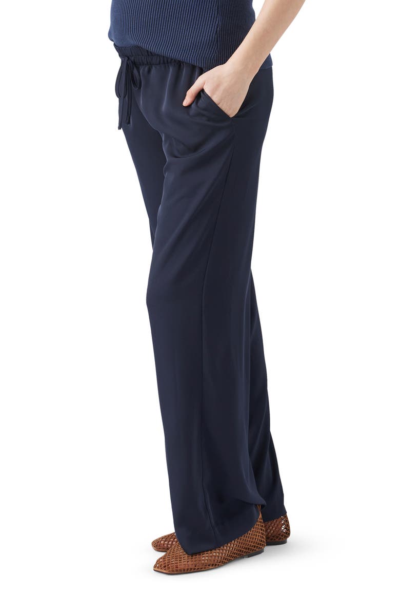Ripe Maternity Tamara Satin Pull-On Pant, Alternate, color, 