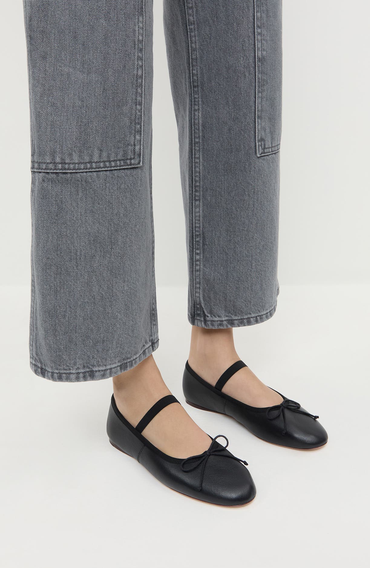 Loeffler Randall Leonie Ballet Flat, Alternate, color, Black