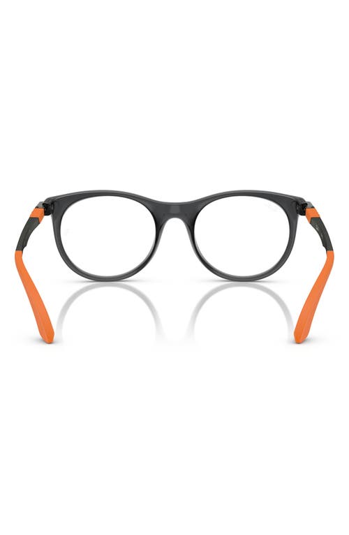 Ray Ban Ray-ban Kids' 47mm Phantos Optical Glasses In Grey
