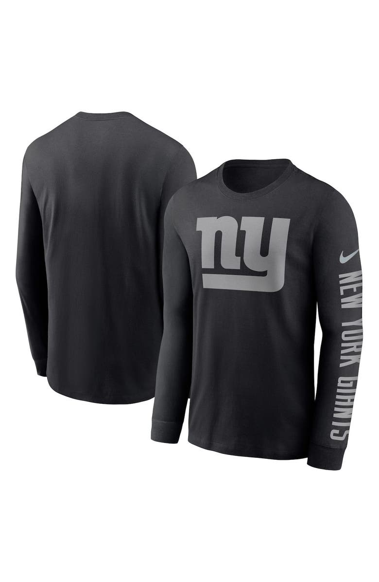 Nike Men's Nike Black New York Giants RFLCTV Name and Logo T-Shirt, Alternate, color, 