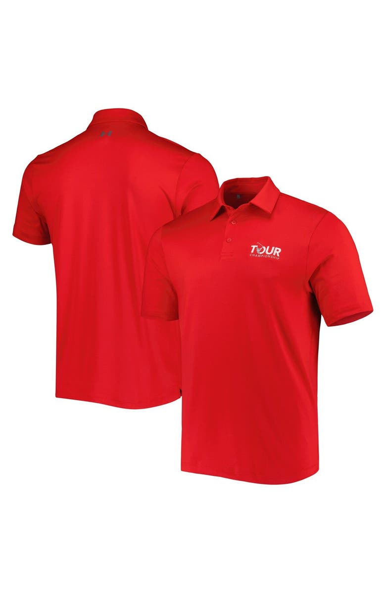 Under Armour Men's Under Armour Red TOUR Championship T2 Polo, Main, color, Red