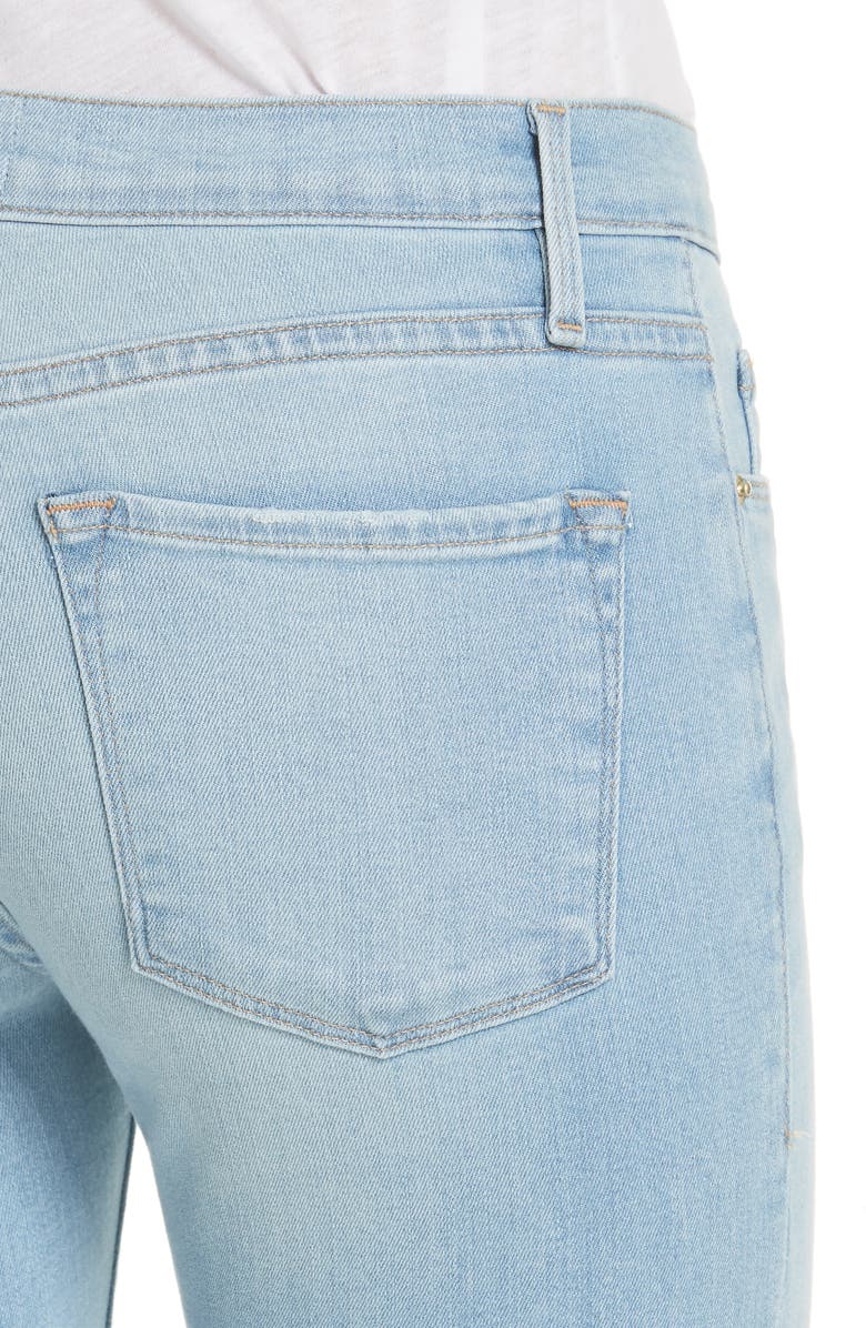 FRAME Le Skinny de Jeanne Raw Hem Crop Skinny Jeans, Alternate, color,