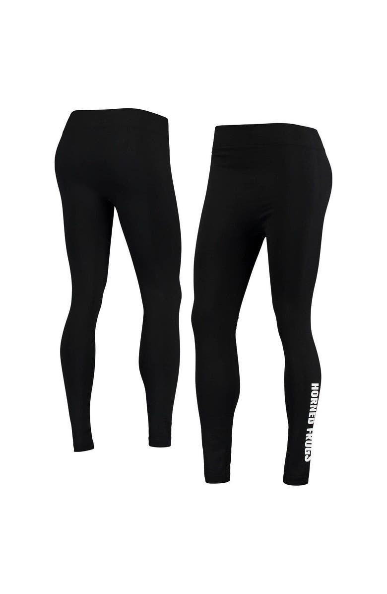 ZOOZATZ Women's ZooZatz Black TCU Horned Frogs 2.0 Leggings, Main, color, 