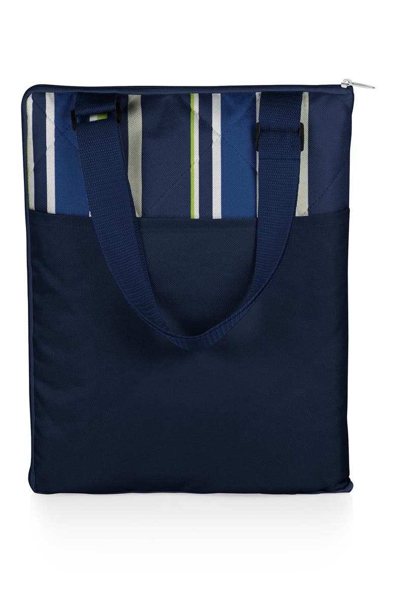 Vista Outdoor Picnic Blanket & Tote, Alternate, color, BLUE STRIPE PATTERN