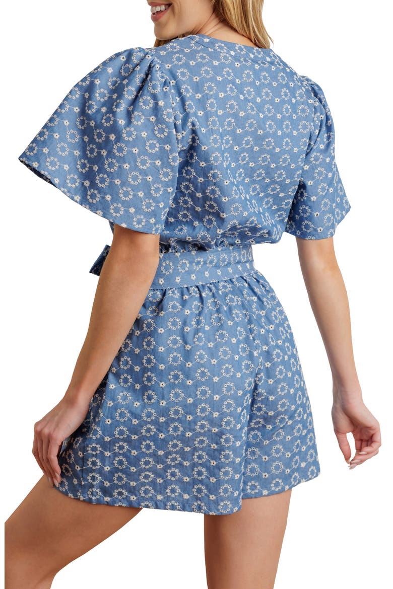 Embroidered Romper, Alternate, color, LIGHT INDIGO