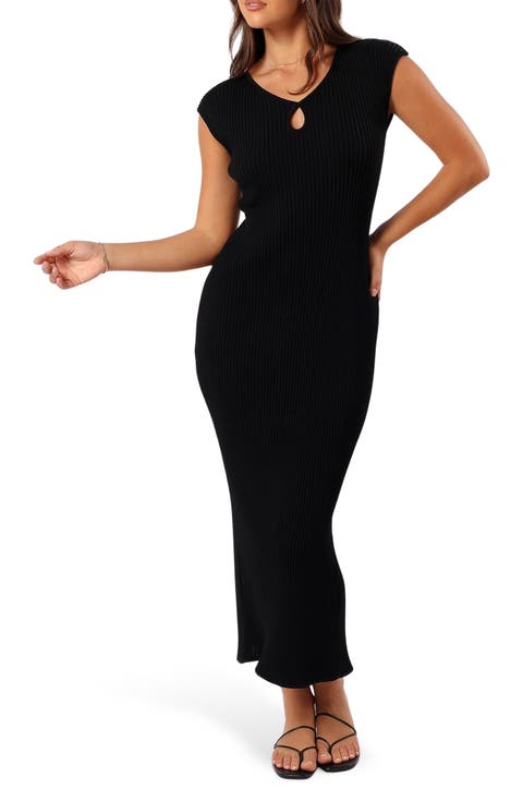 Robin Keyhole Rib Maxi Sweater Dress