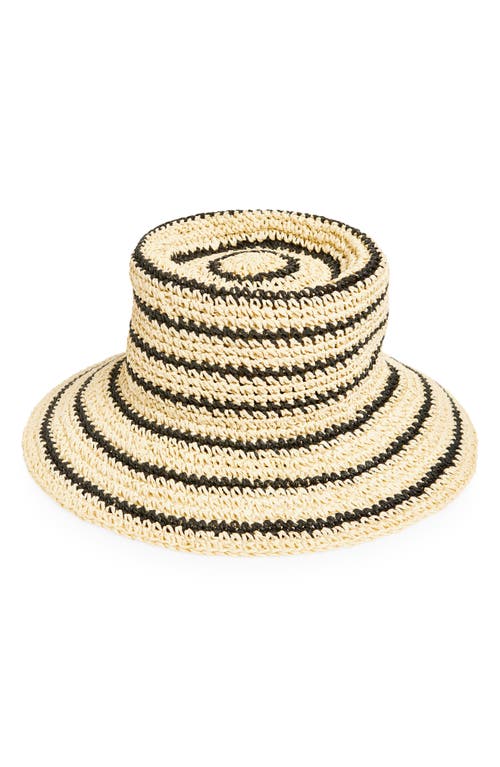 NORDSTROM NORDSTROM STRIPE PACKABLE LANTERN HAT