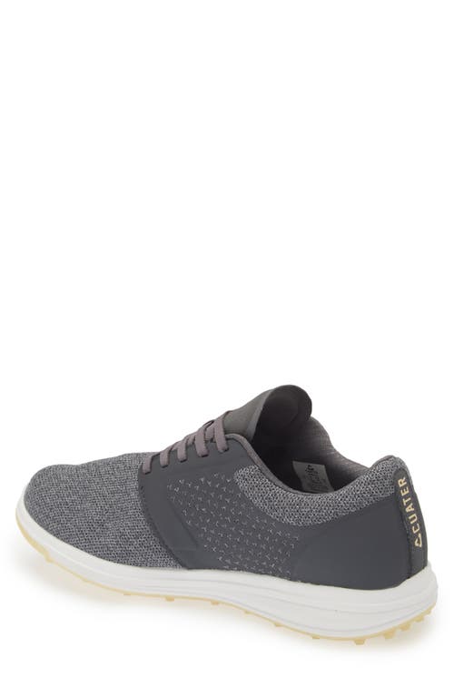 Travismathew The Moneymaker Golf Sneaker In Grey Pinstripe