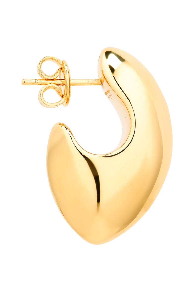 Small Claw Earrings, Alternate, color, 8120 YELLOW GOLD