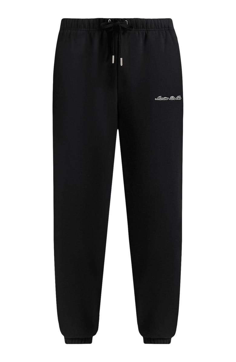 Manière De Voir Signature Regular Fit Cuffed Sweatpants, Alternate, color, Black