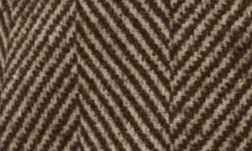 Nvlt Oversize Chevron Double Breasted Coat In Multi