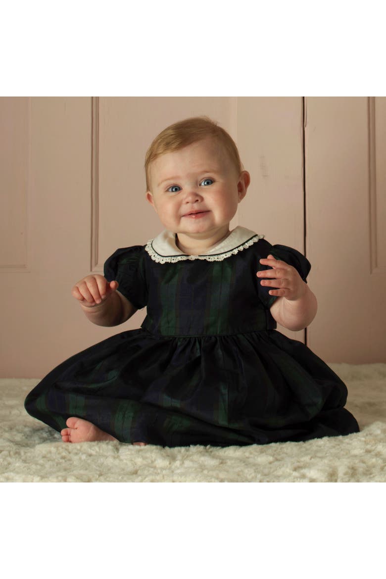 Blackwatch Dress and Bloomers, Alternate, color, Navy