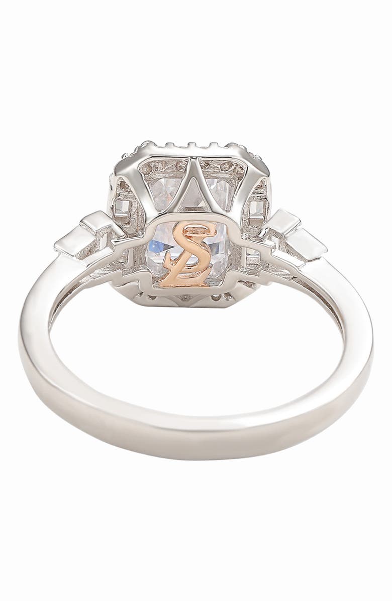 SUZY LEVIAN Sterling Silver Cubic Zirconia Ring, Alternate, color, White