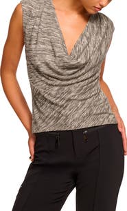 Ramy Brook Azul Cowl Neck Sleeveless Top