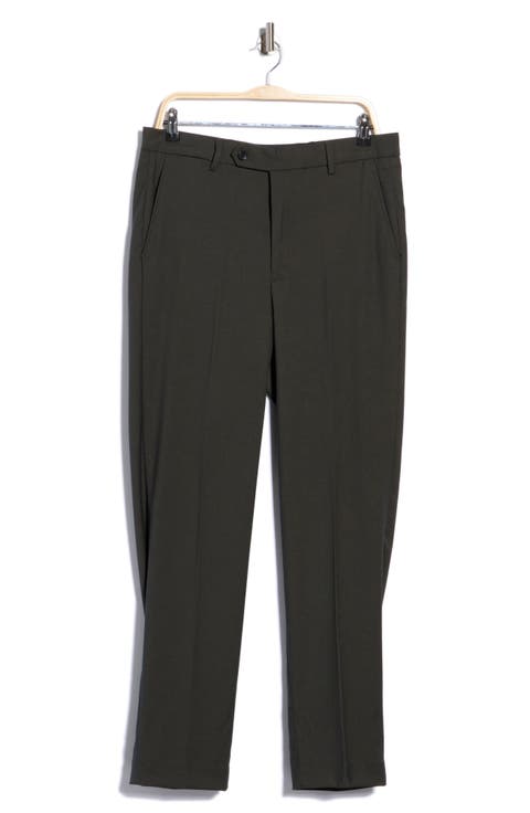 Flat Front Stretch Dress Pants