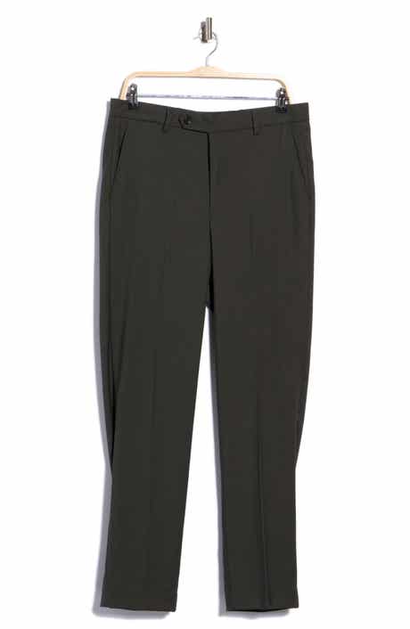 Flat Front Stretch Dress Pants