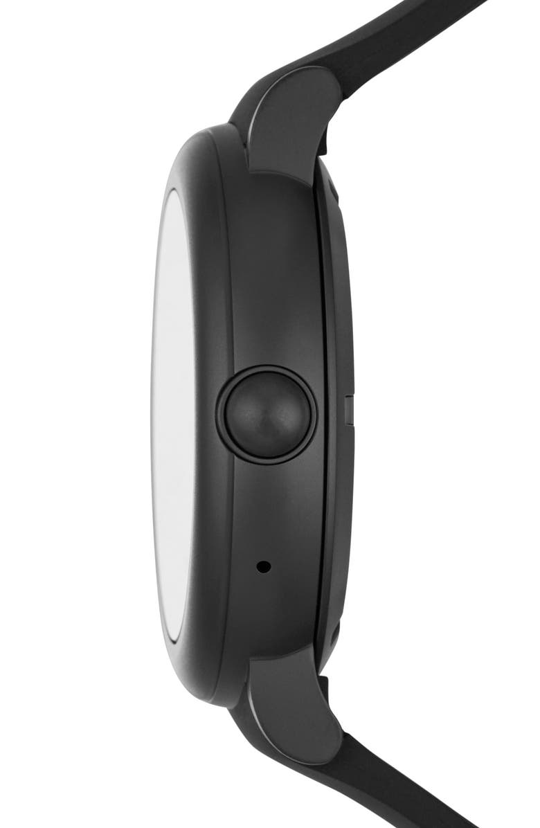 The Marc Jacobs Marc Jacobs Riley Silicone Strap Smart Watch, 44mm, Alternate, color,