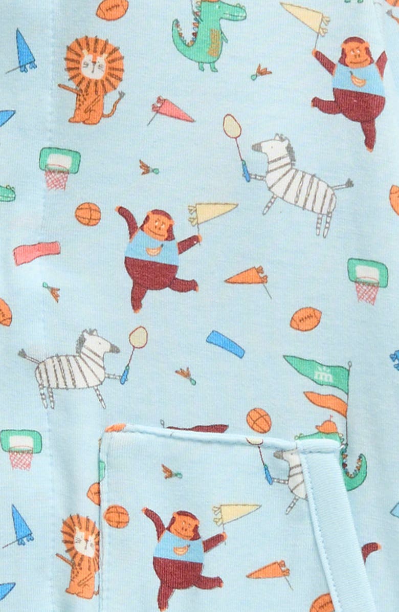 Magnetic Me I Like Big Punts & I Cannot Lie Magnetic Hooded Romper, Alternate, color, I Like Big Punt