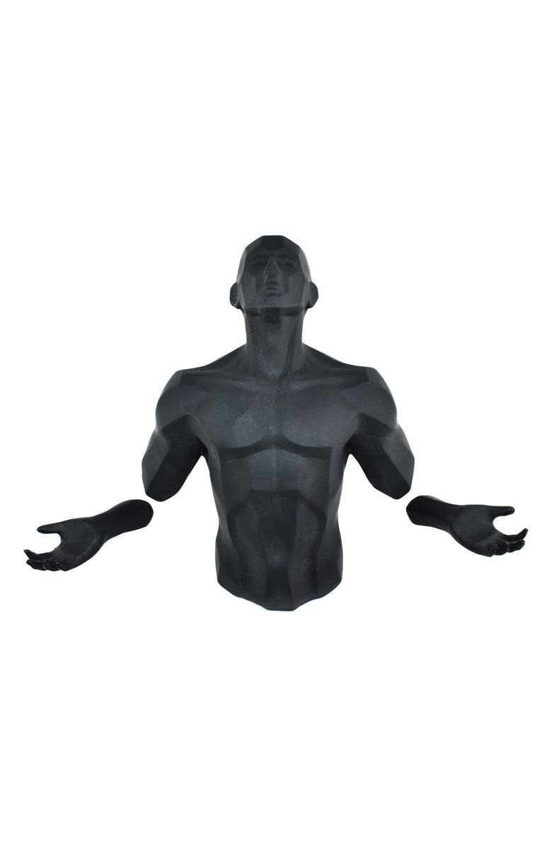 KINETIC Emerging Man Sculpture, Main, color, Black