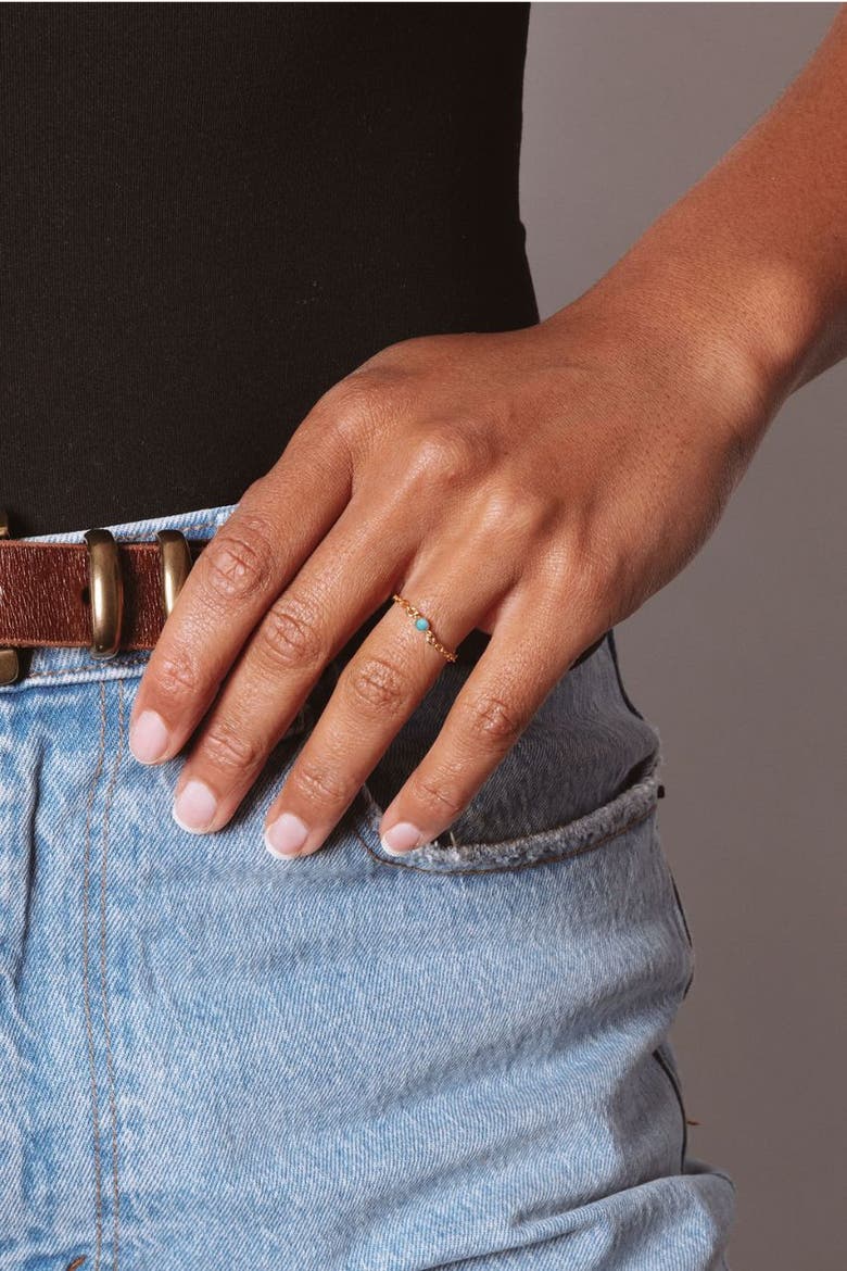 Renata Chain Ring, Alternate, color, Gold