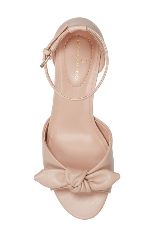 Bandolino Andora Ankle Strap Kitten Heel Sandal In Light Pink 680